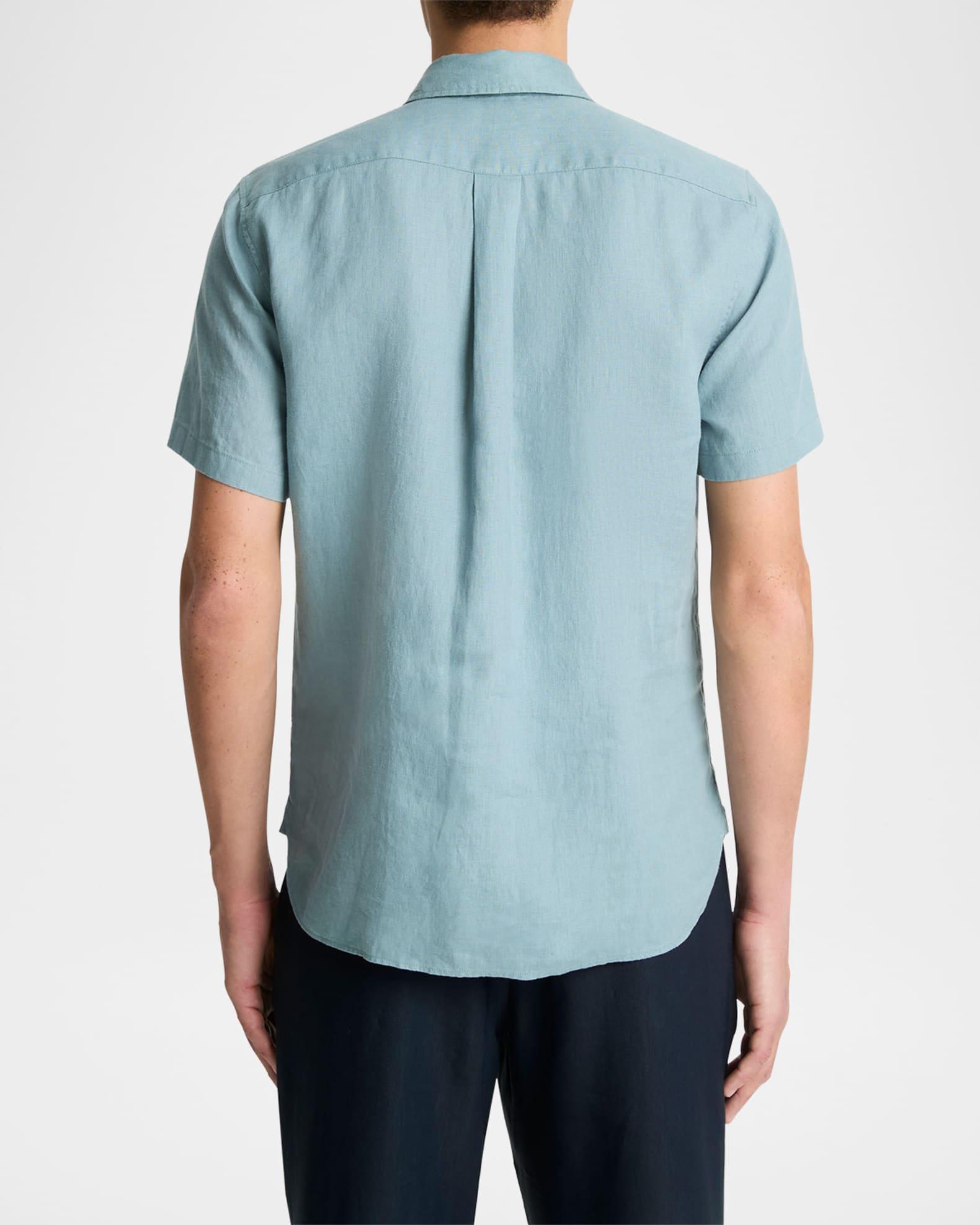 Linen Short-Sleeve Shirt Product Image