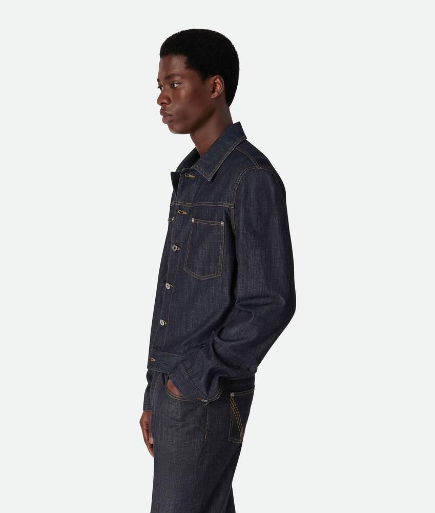 Men's Indigo Denim Jacket in Indigo Product Image