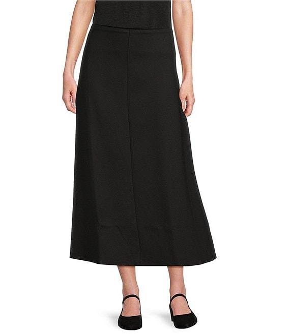 Eileen Fisher Lightweight Ponte A-Line Skirt Product Image