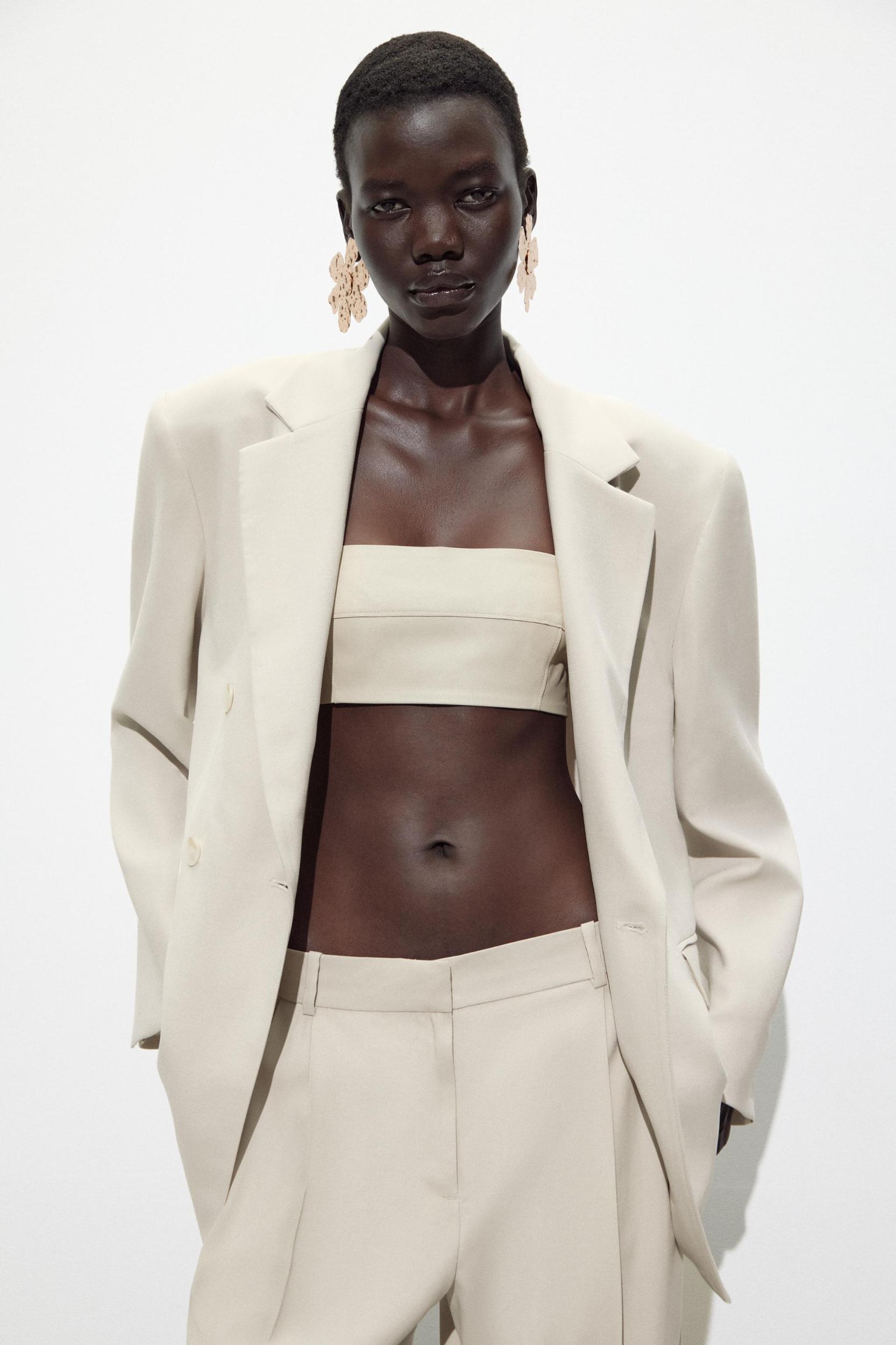 PLEATED WIDE LEG PANTS Product Image