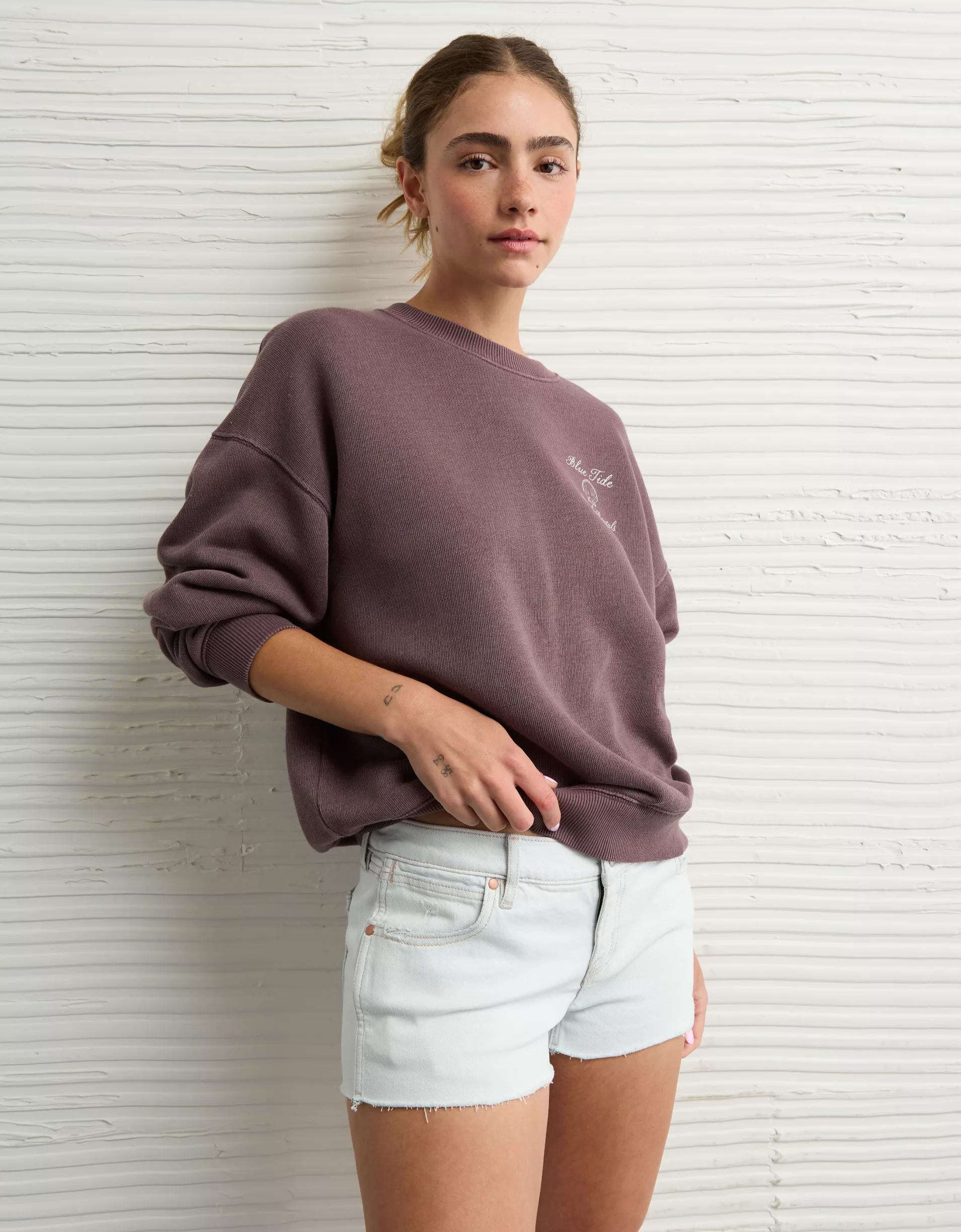 AE Relaxed Fit Destination Graphic Sweatshirt Product Image
