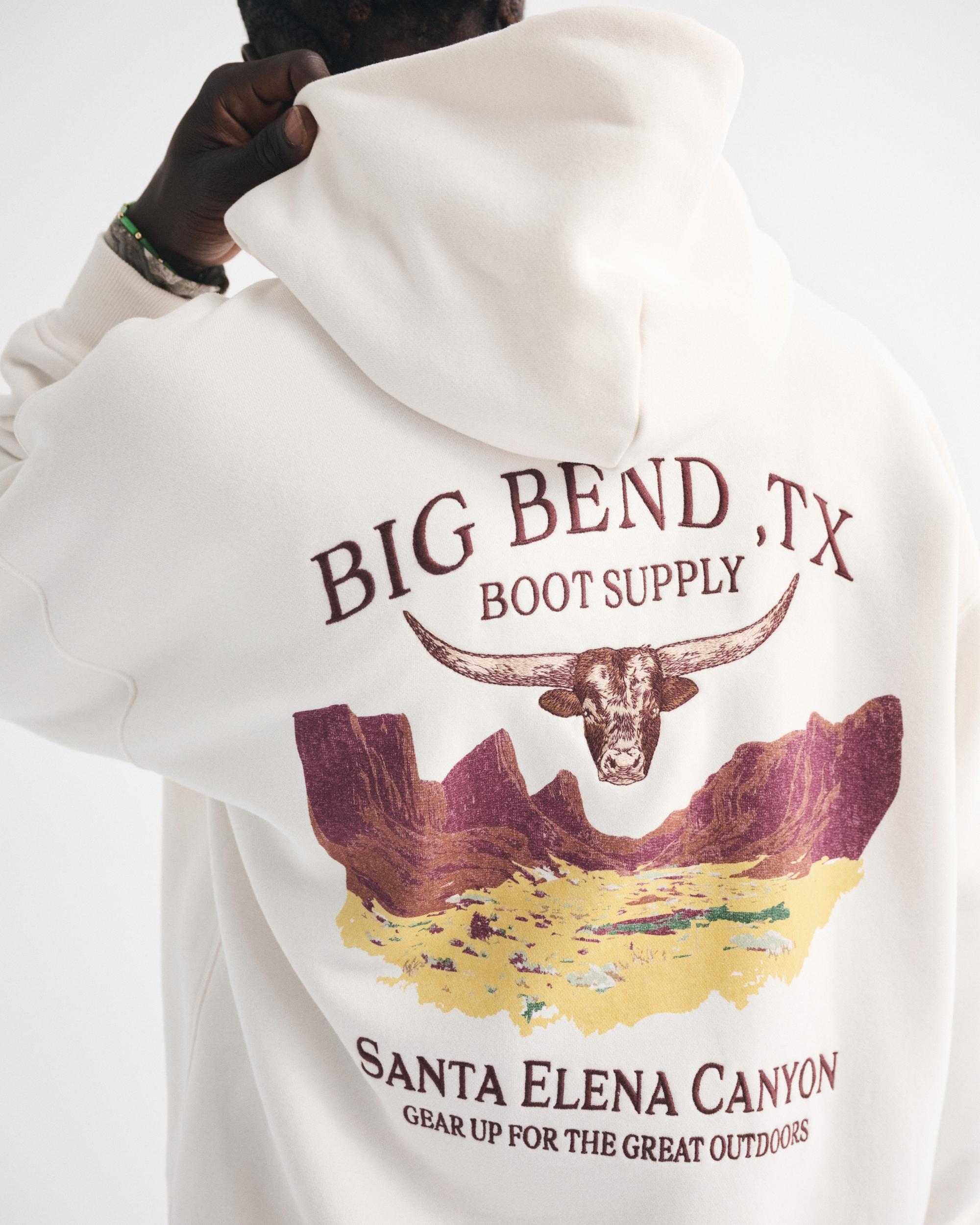 Western Graphic Popover Hoodie Product Image