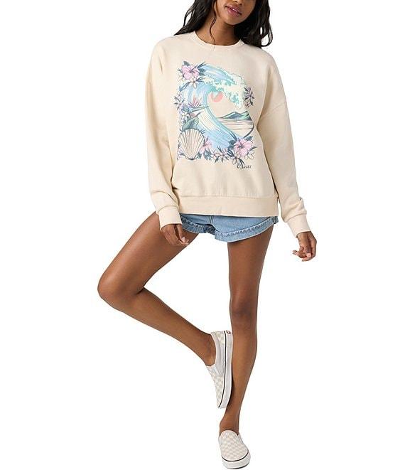 O'Neill Graphic Long Sleeve Fleece Sweatshirt Product Image