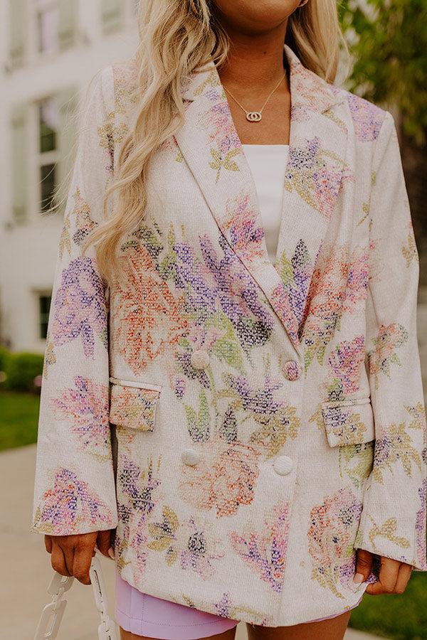 Garden Party Floral Blazer Product Image