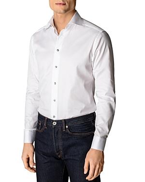 Mens Slim-Fit Twill Dress Shirt Product Image
