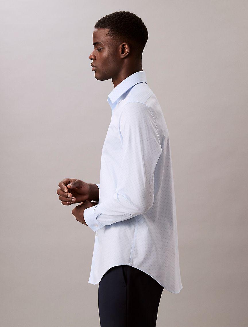 Steel Solid Slim Fit Button-Down Shirt Product Image