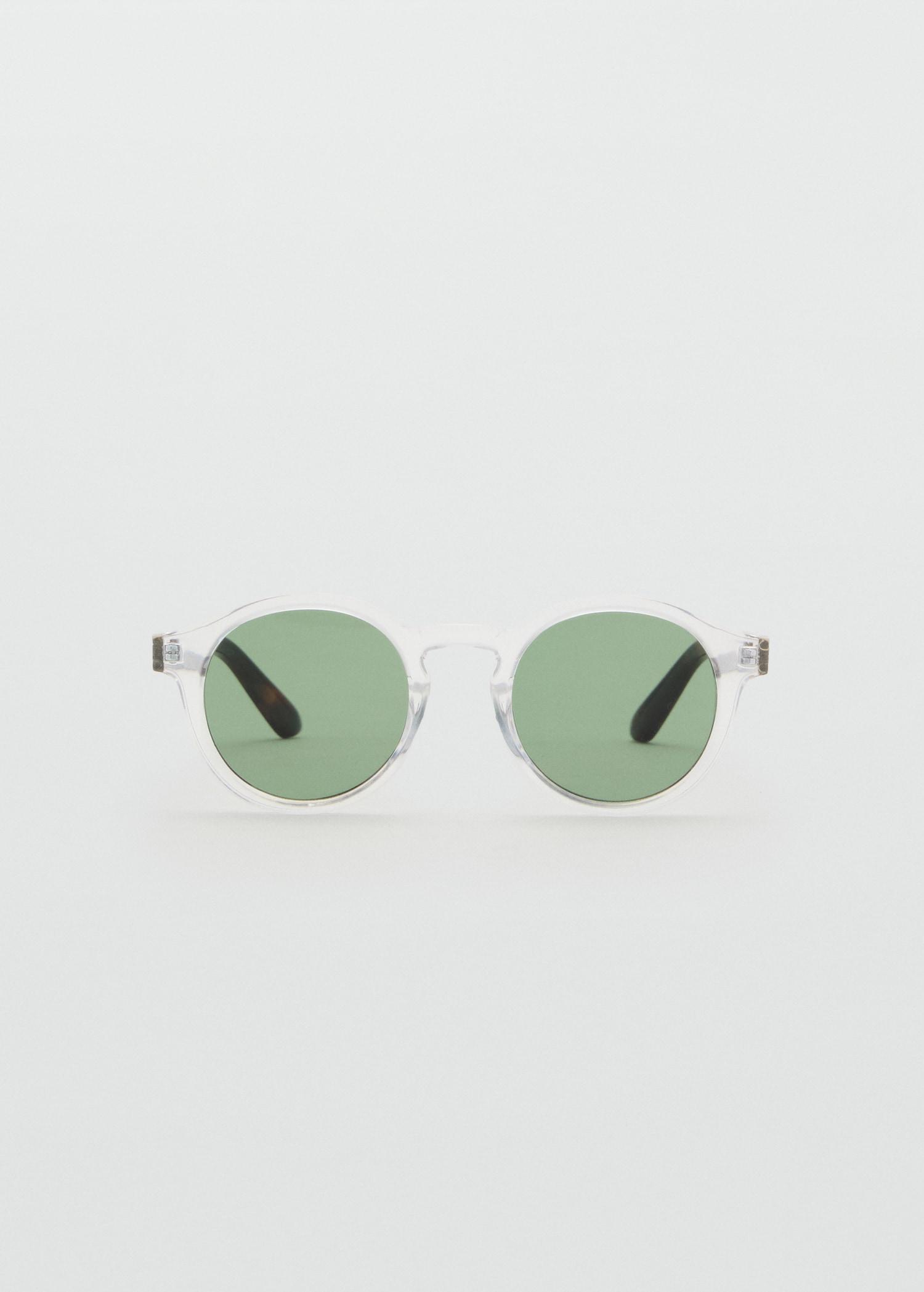 Semi-transparent frame sunglasses - Men | MANGO USA Product Image