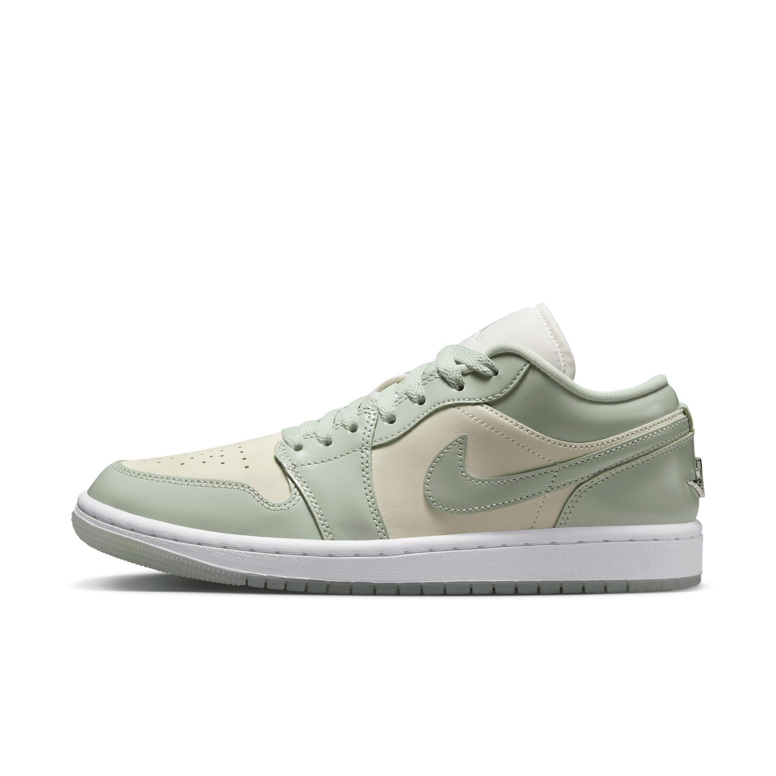 Jordan Womens Jordan AJ 1 Low - Womens Basketball Shoes Sail/Seafoam Product Image