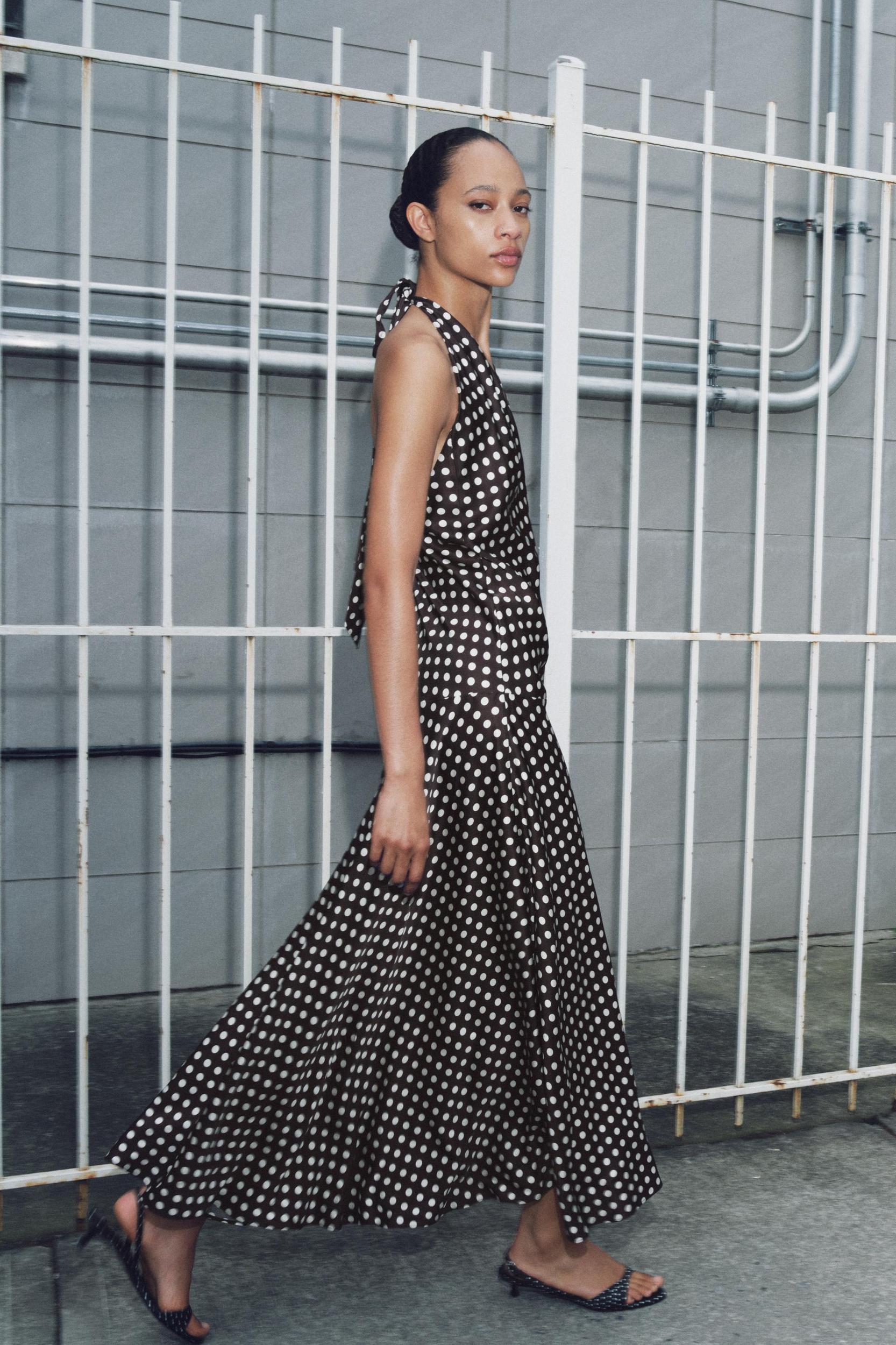 ZW COLLECTION HALTER POLKA DOT DRESS Product Image