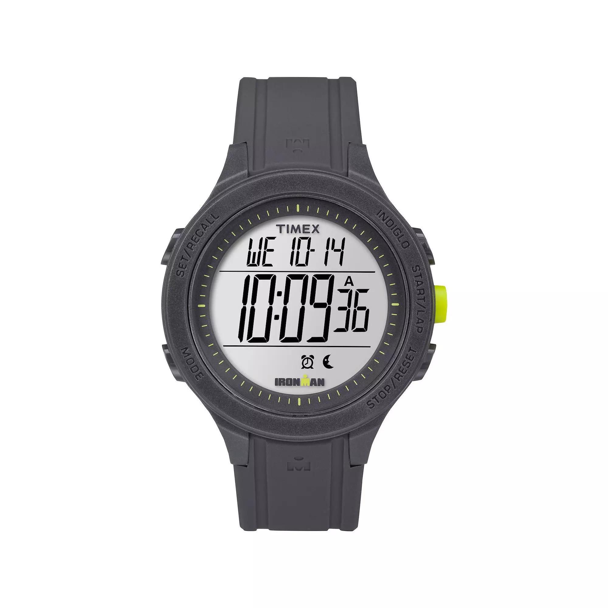 Timex® Ironman® Essential 30 Lap Digital Watch - TW5M14500JT, Women's, Size: 43MM, Gray Product Image