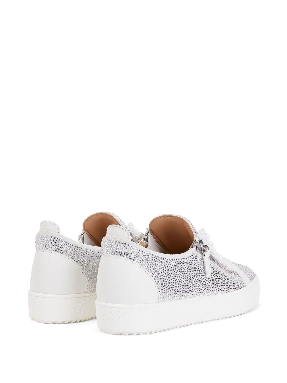 rhinestone low-top sneakers  Product Image