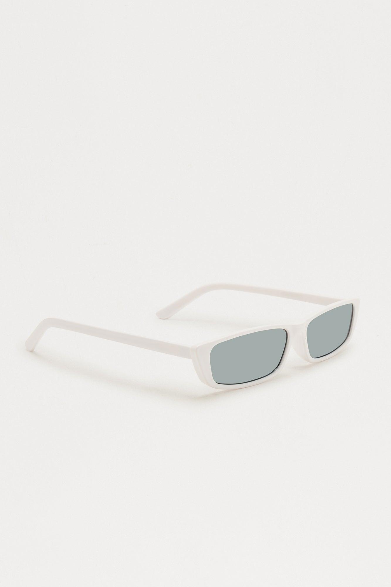 Drive Through Square Sunglasses - White Product Image