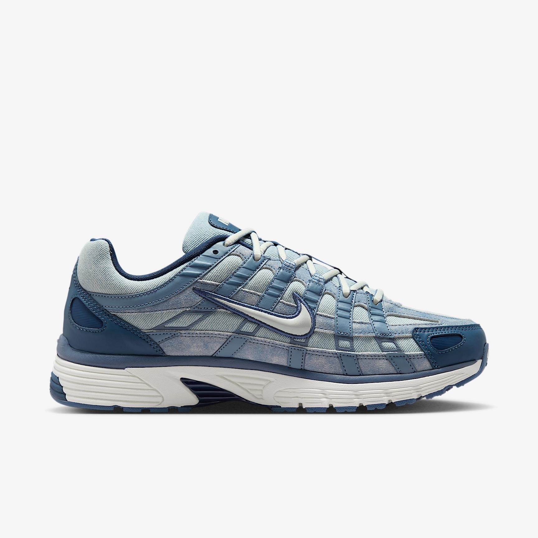 Nike Mens Nike P-6000 SE - Mens Running Shoes Worn Blue/Soft Pearl/Ashen Slate Product Image