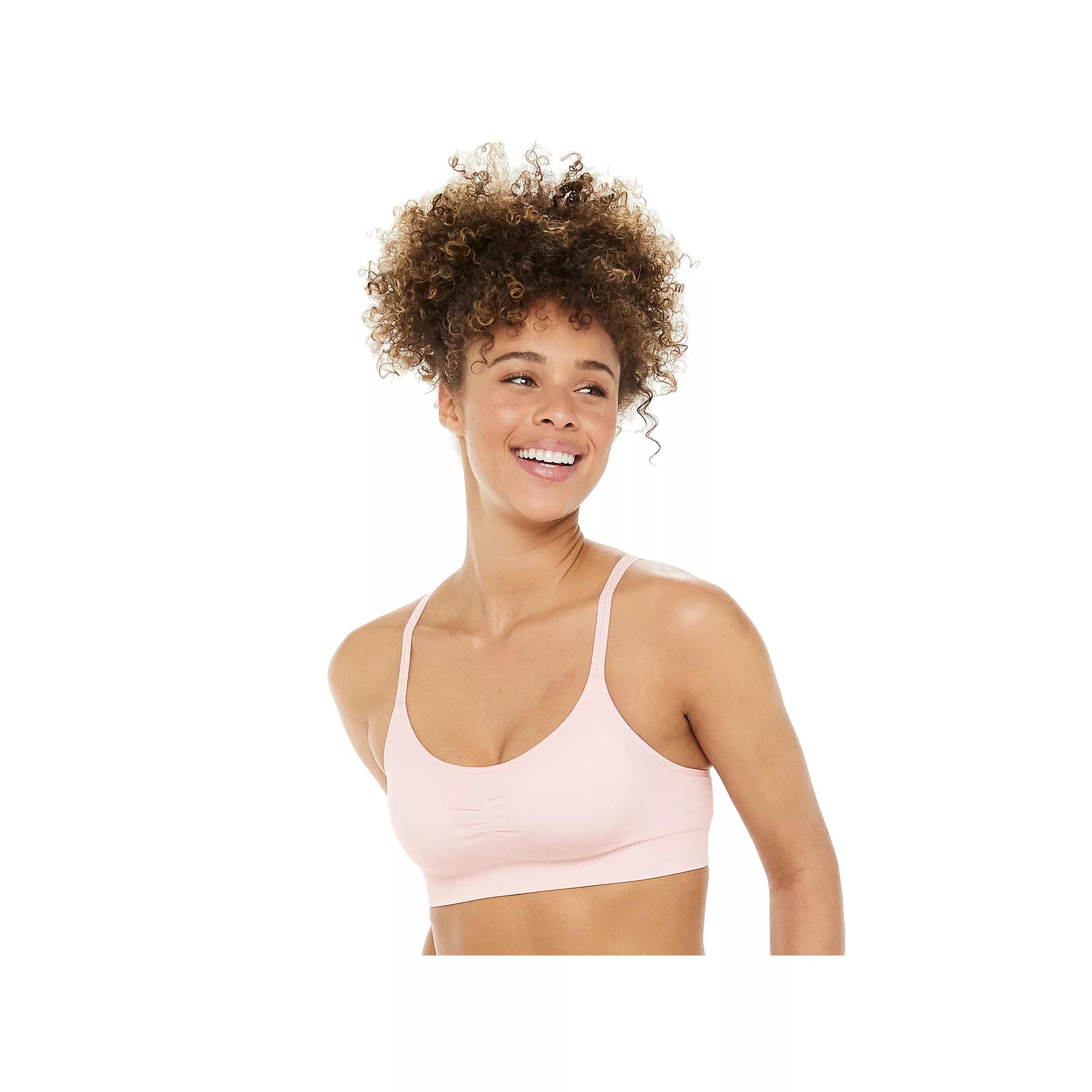 Tek Gear® Seamless Low-Impact Adjustable Sports Bra, Women's,  Product Image