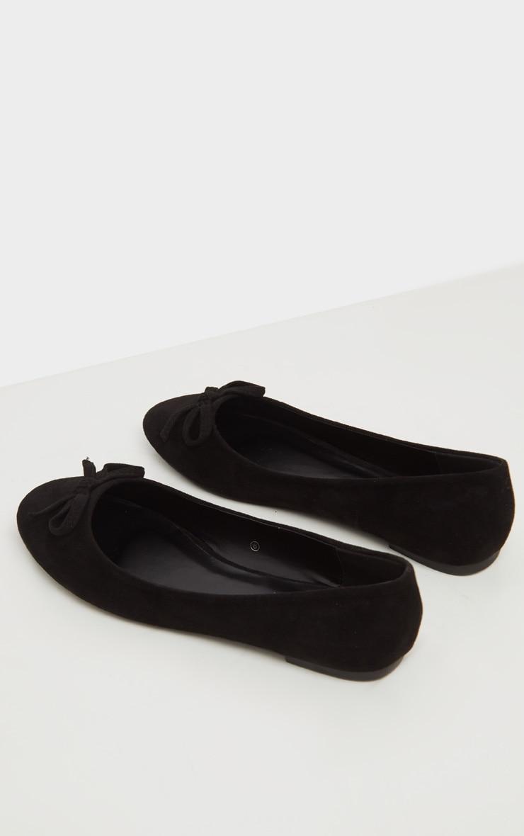 Black Round Toe Ballet Product Image