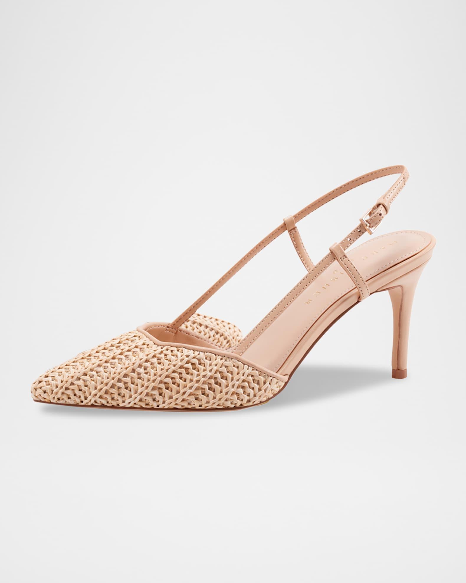 Flory Leather Slingback Pumps Product Image