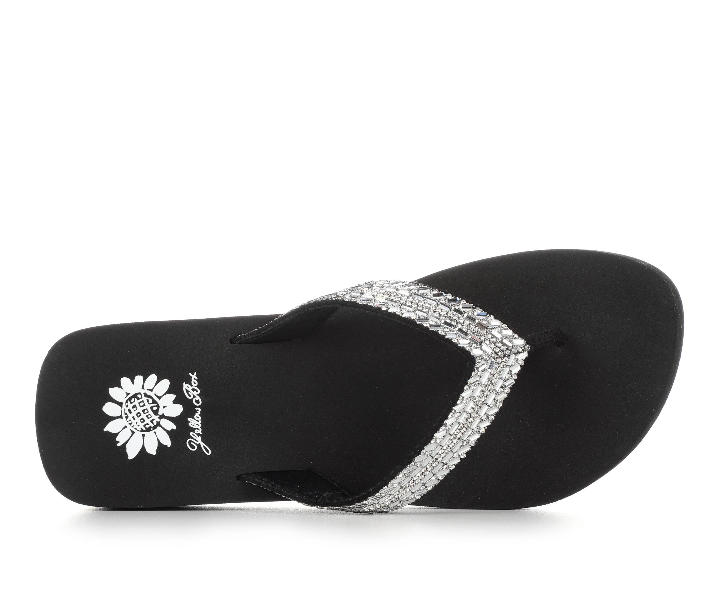 Women's Yellow Box Jovina Wedge Flip-Flops Product Image