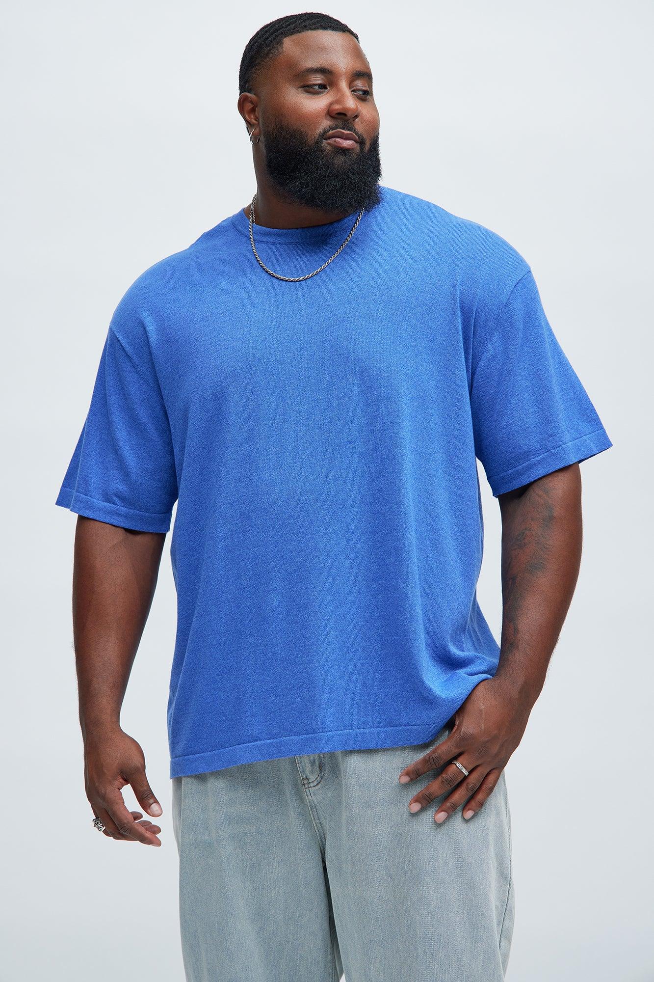 Henshaw Knit Tee - Blue Product Image