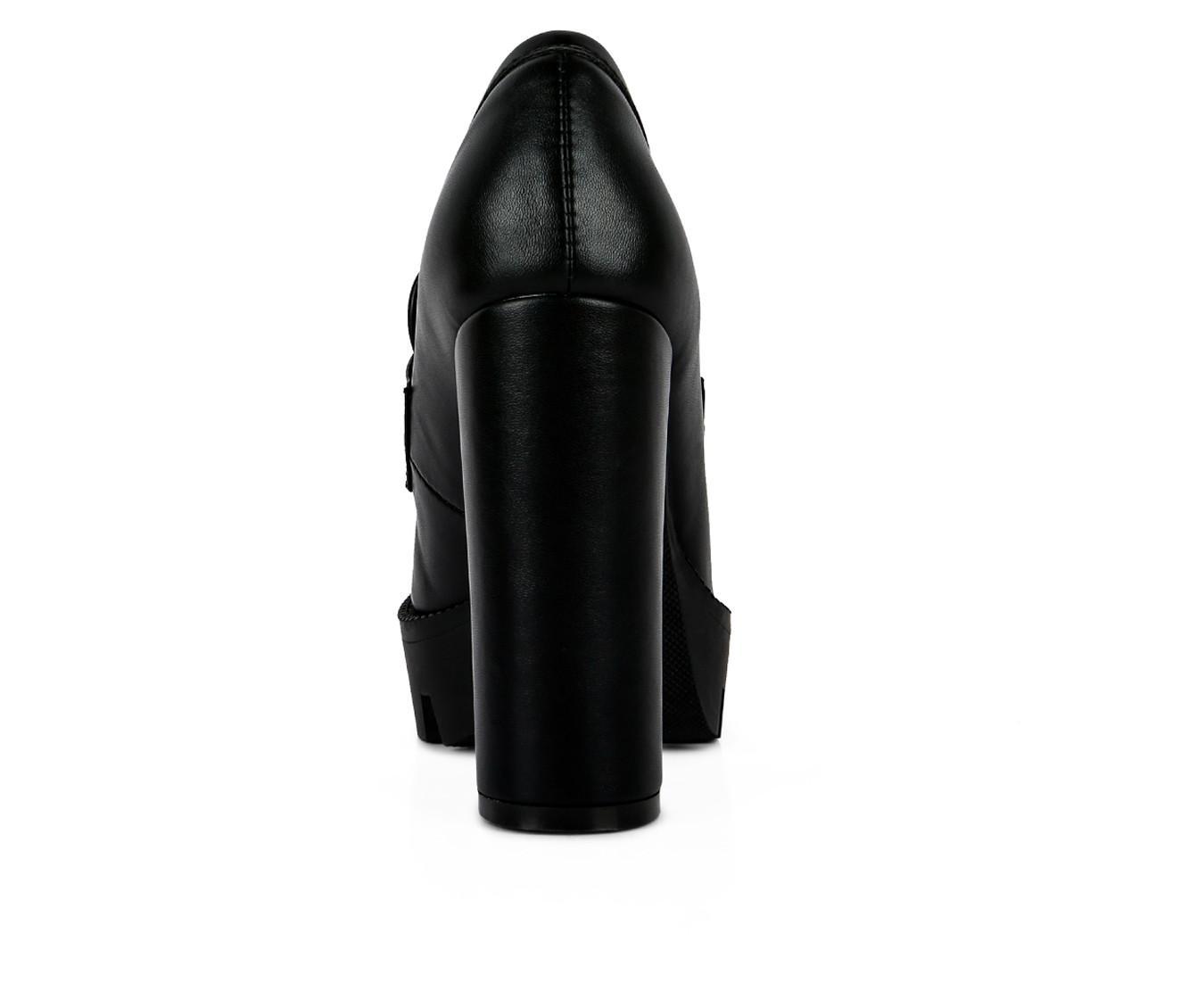 Women's London Rag Y2K High Platform Heeled Loafers Product Image