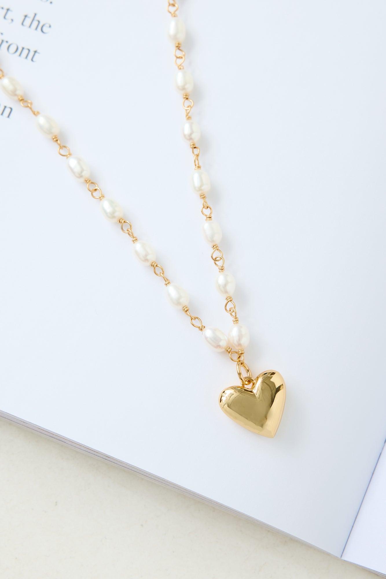 Love Me First Necklace Gold Product Image