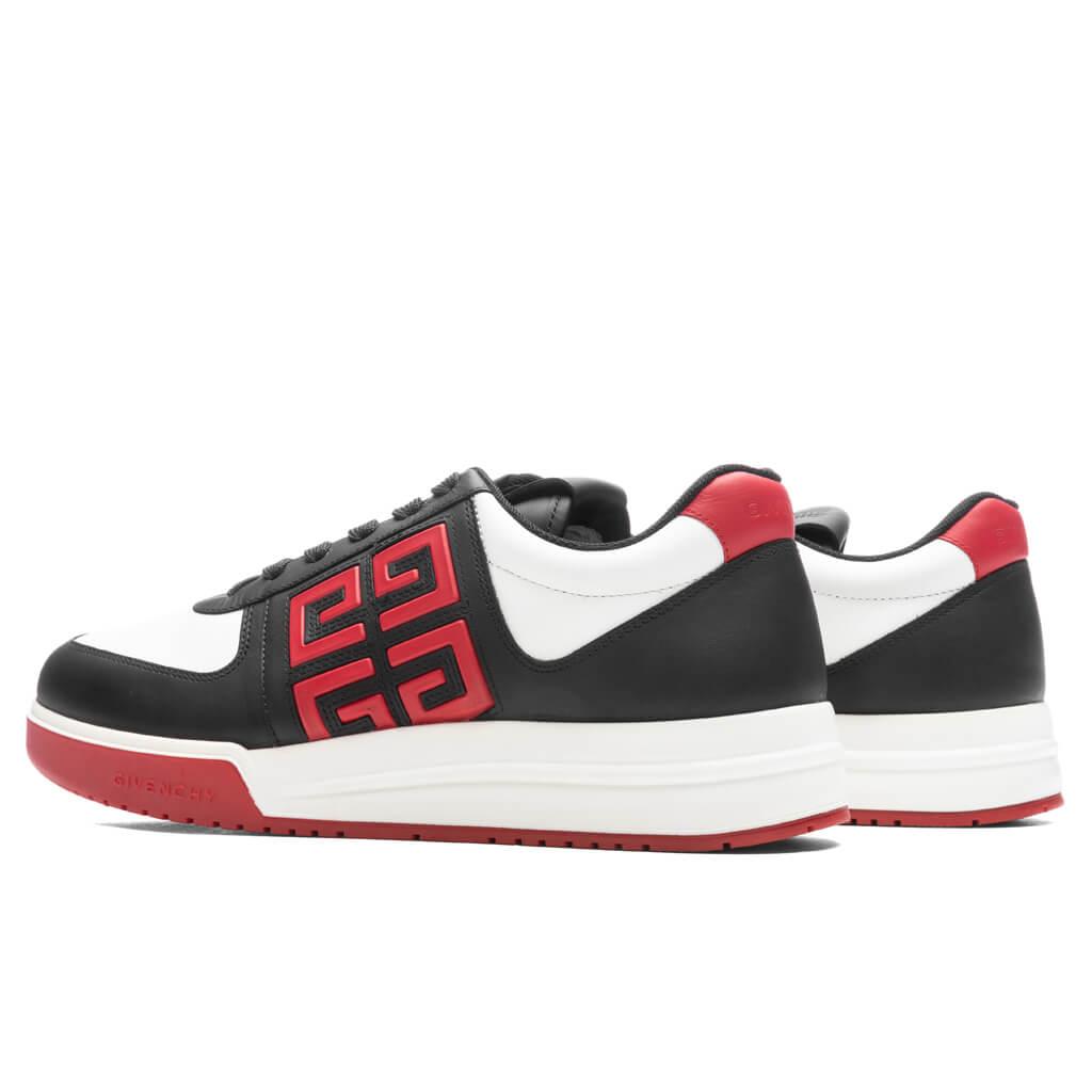 G4 Low-Top Sneakers - Black/White/Red Male Product Image