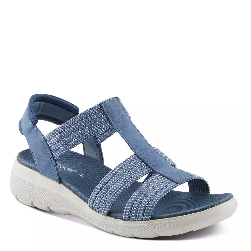 Flexus Cardona Women's Ankle Strap Sandals, Size: 37, Blue Product Image