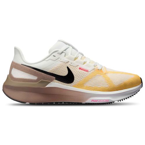 Nike Womens Nike Zoom Structure 25 - Womens Running Shoes Summit White/Black Volt/Coconut Milk Product Image