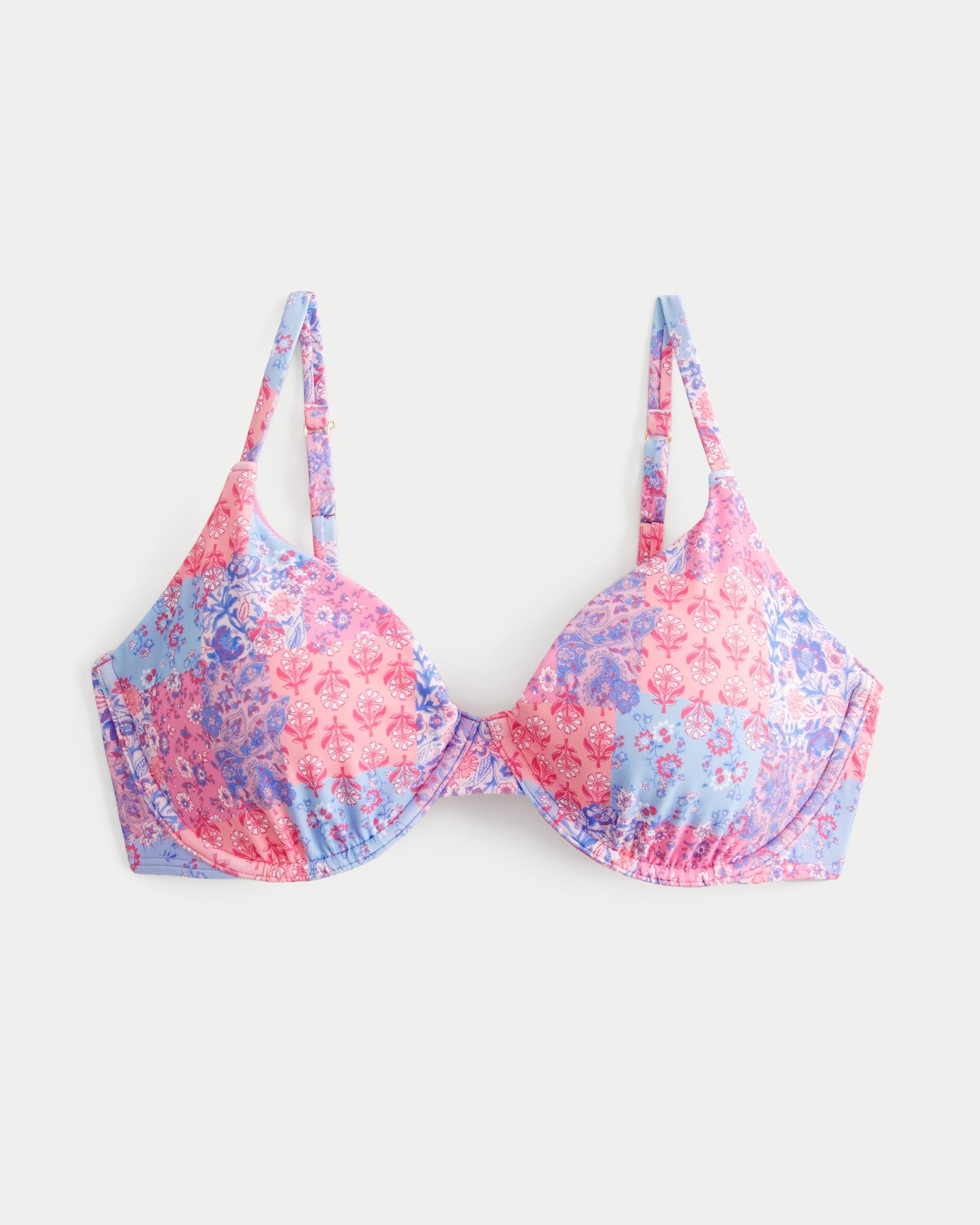 Curvy Plunge Underwire Bikini Top Product Image