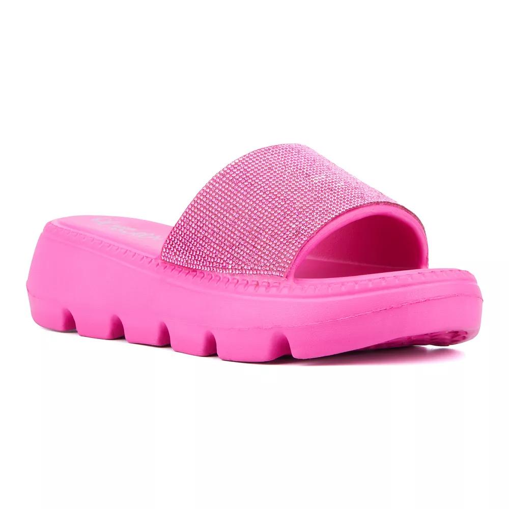 Olivia Miller Women's Glitter Gaze Slide Sandals,  Product Image