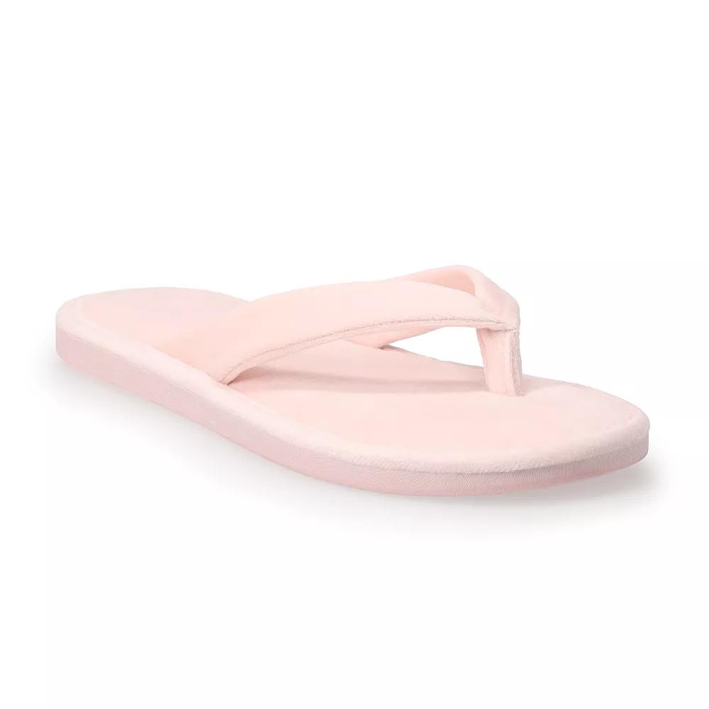 Women's LC Lauren Conrad Alonaa Thong Sandals, Size: Medium, Blush Product Image