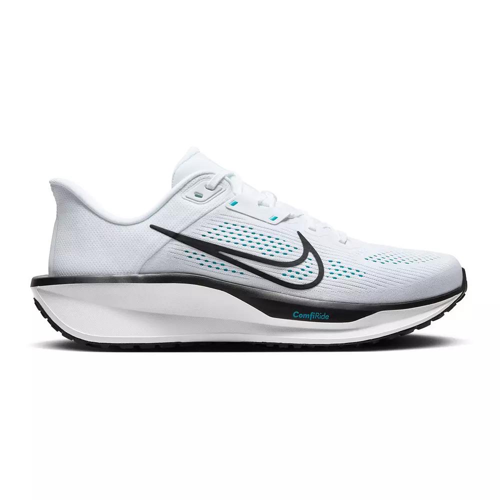 Nike Quest 6 Men's Road Running Shoes, Size: 9.5, White Black Cactus Product Image