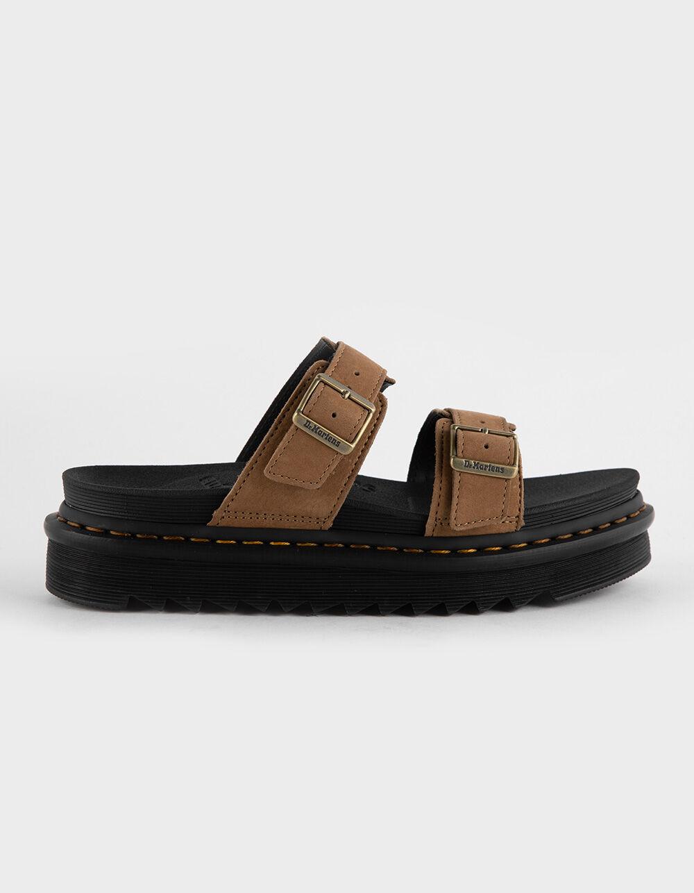 DR. MARTENS Myles Womens Slide Sandals - TAN Product Image