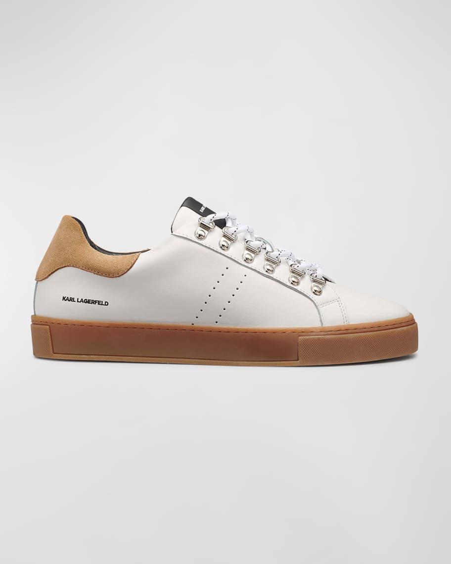 Men's Leather Low-Top Sneakers Product Image