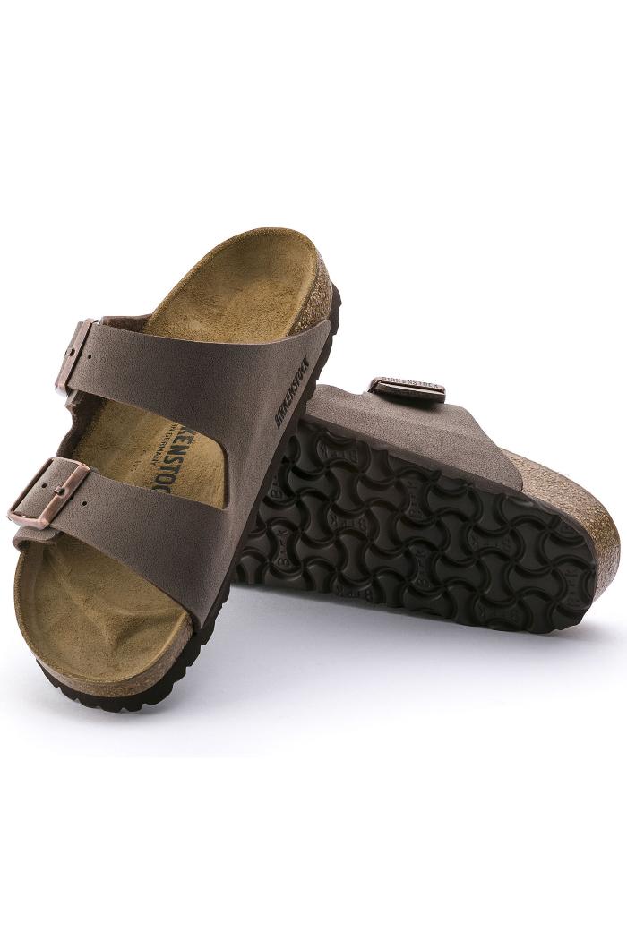 Birkenstock Arizona Birkibuc Medium Width in Mocha Product Image