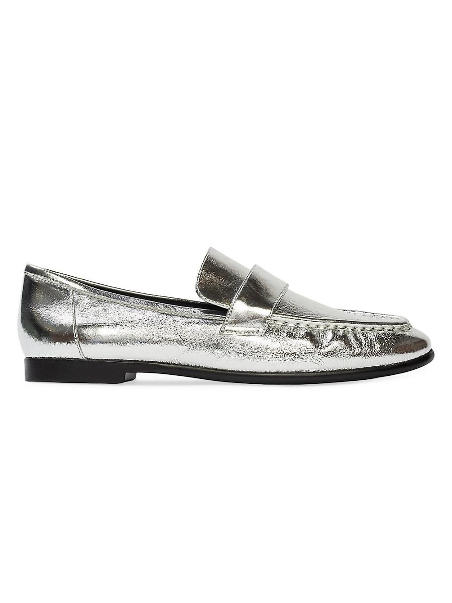 Womens Arrow Metallic Loafers Product Image