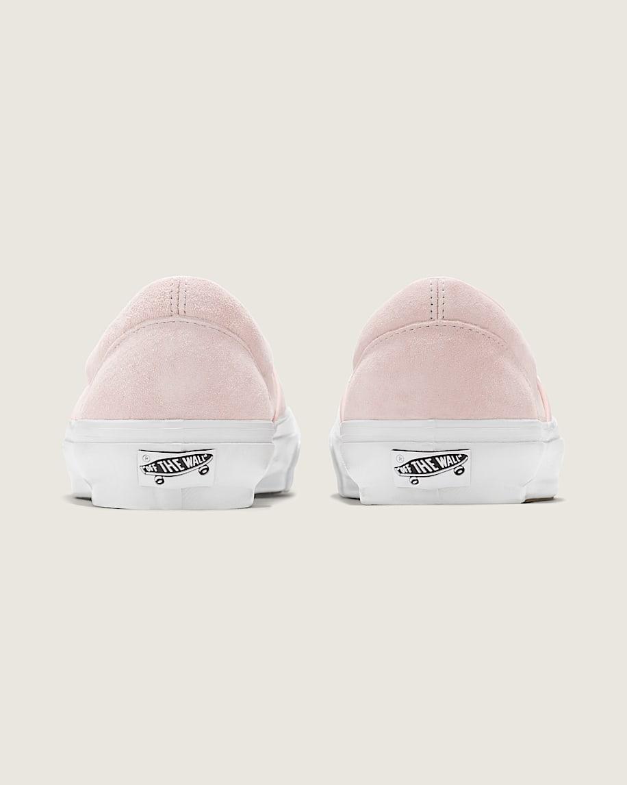 Premium Classic Slip-On Suede Shoe in Sepia Rose Pink| Vans US Product Image
