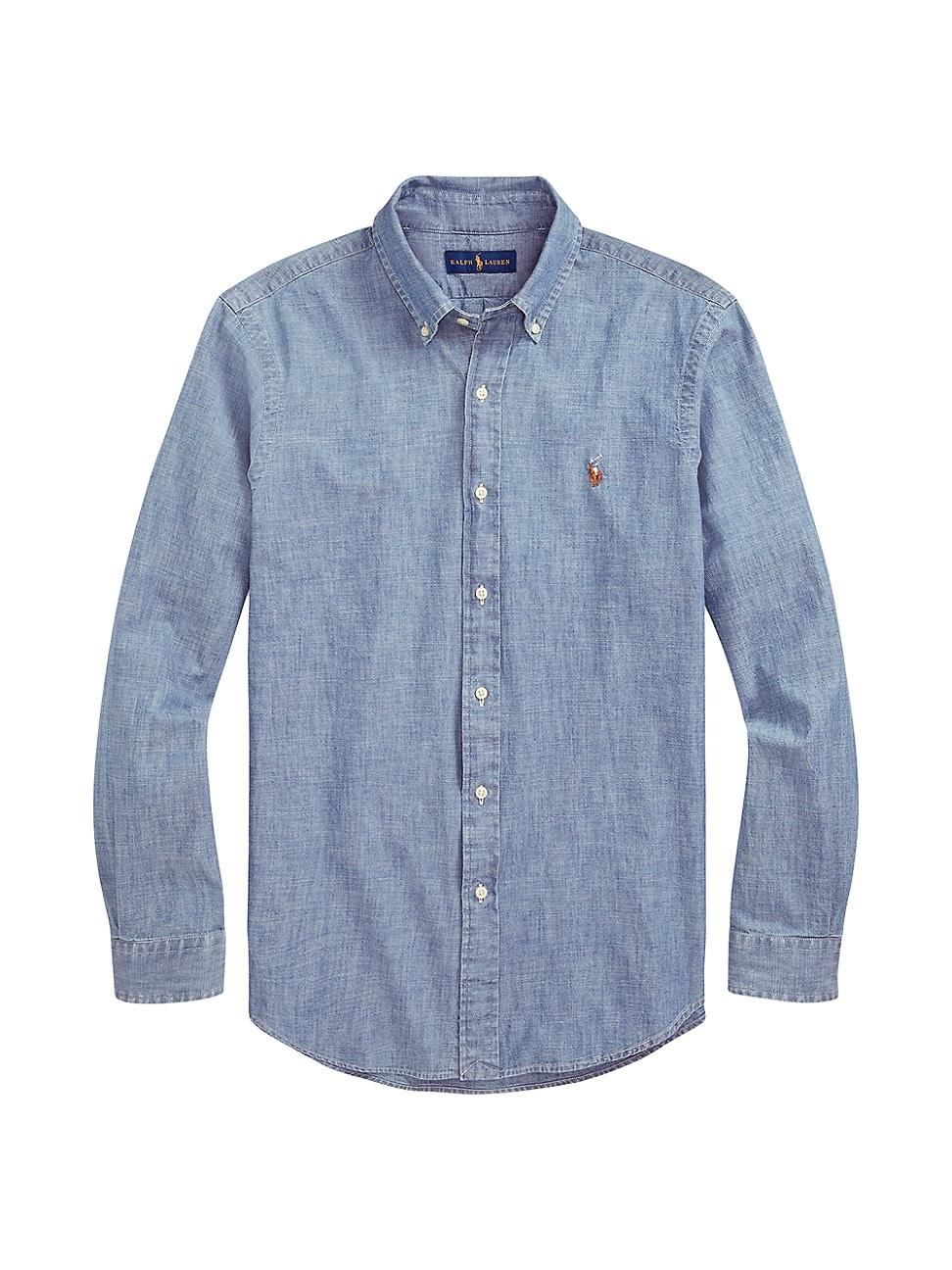 Mens Chambray Sport Shirt Product Image