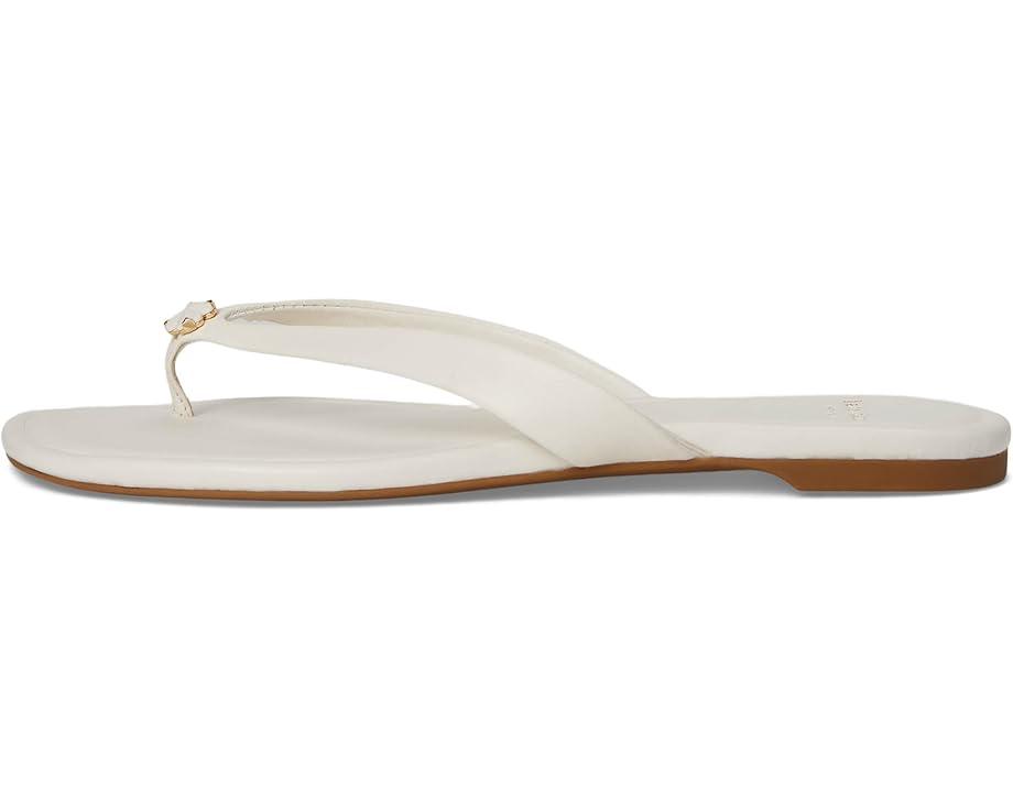 Spade Flower Smooth Leather Flip-Flop Product Image