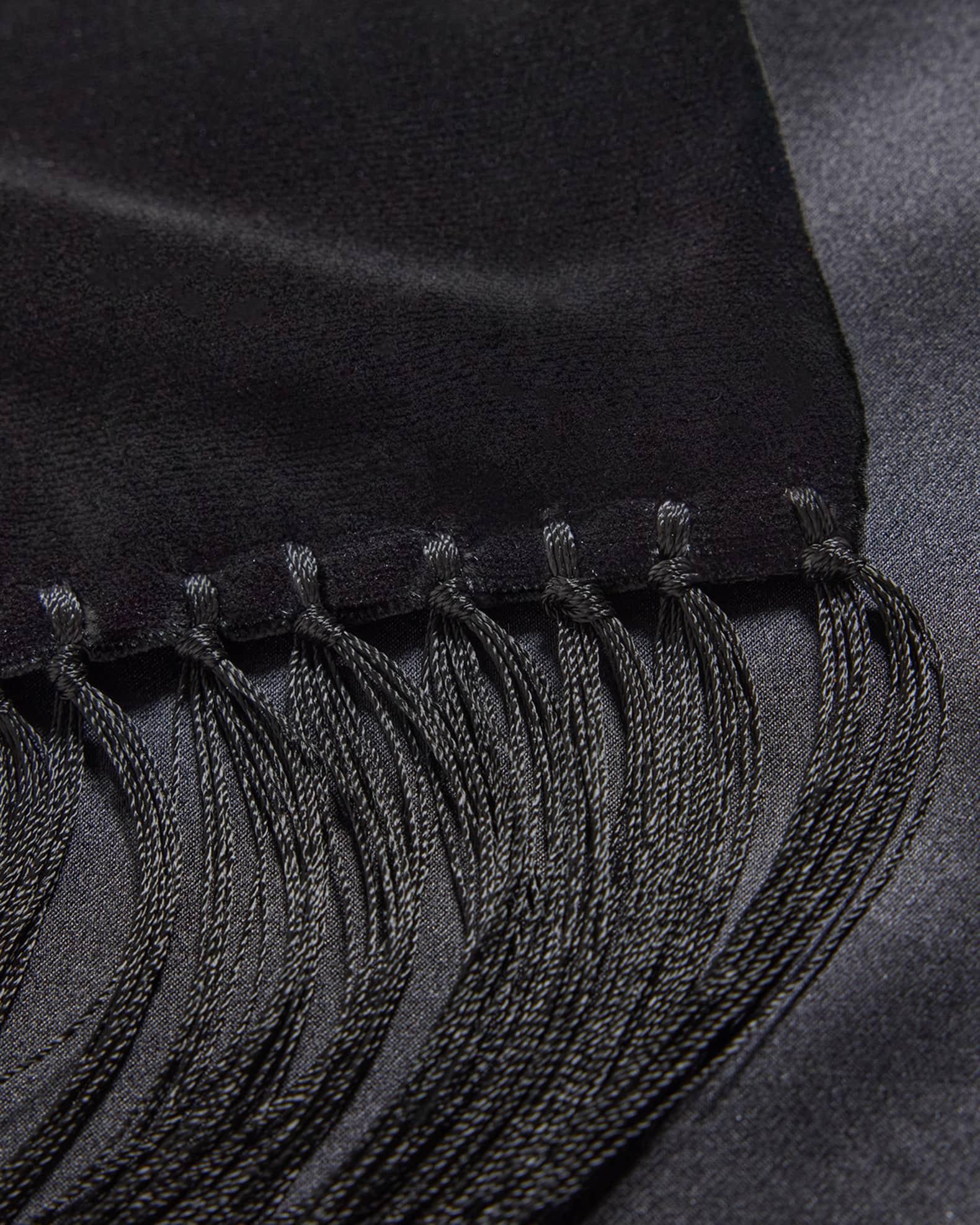 Men's Viscose and Velvet Evening Scarf Product Image