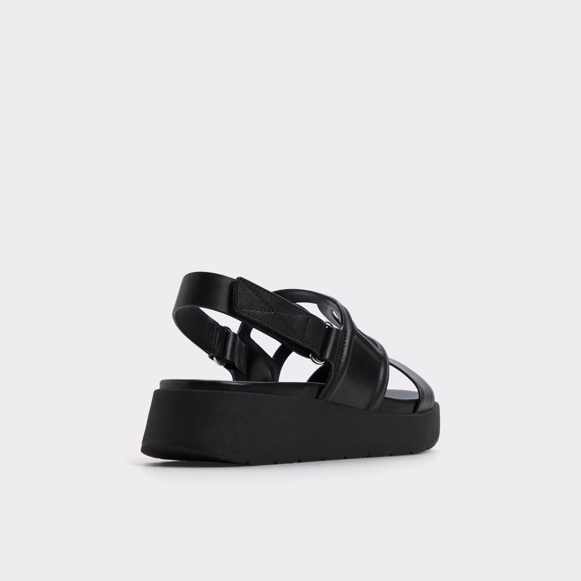 Onuvia Black Women's Footbed sandals | ALDO US Product Image