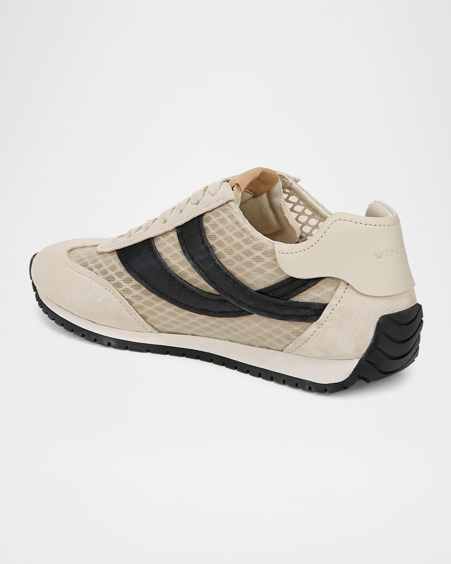 Oasis Net Leather Low-Top Sneakers Product Image