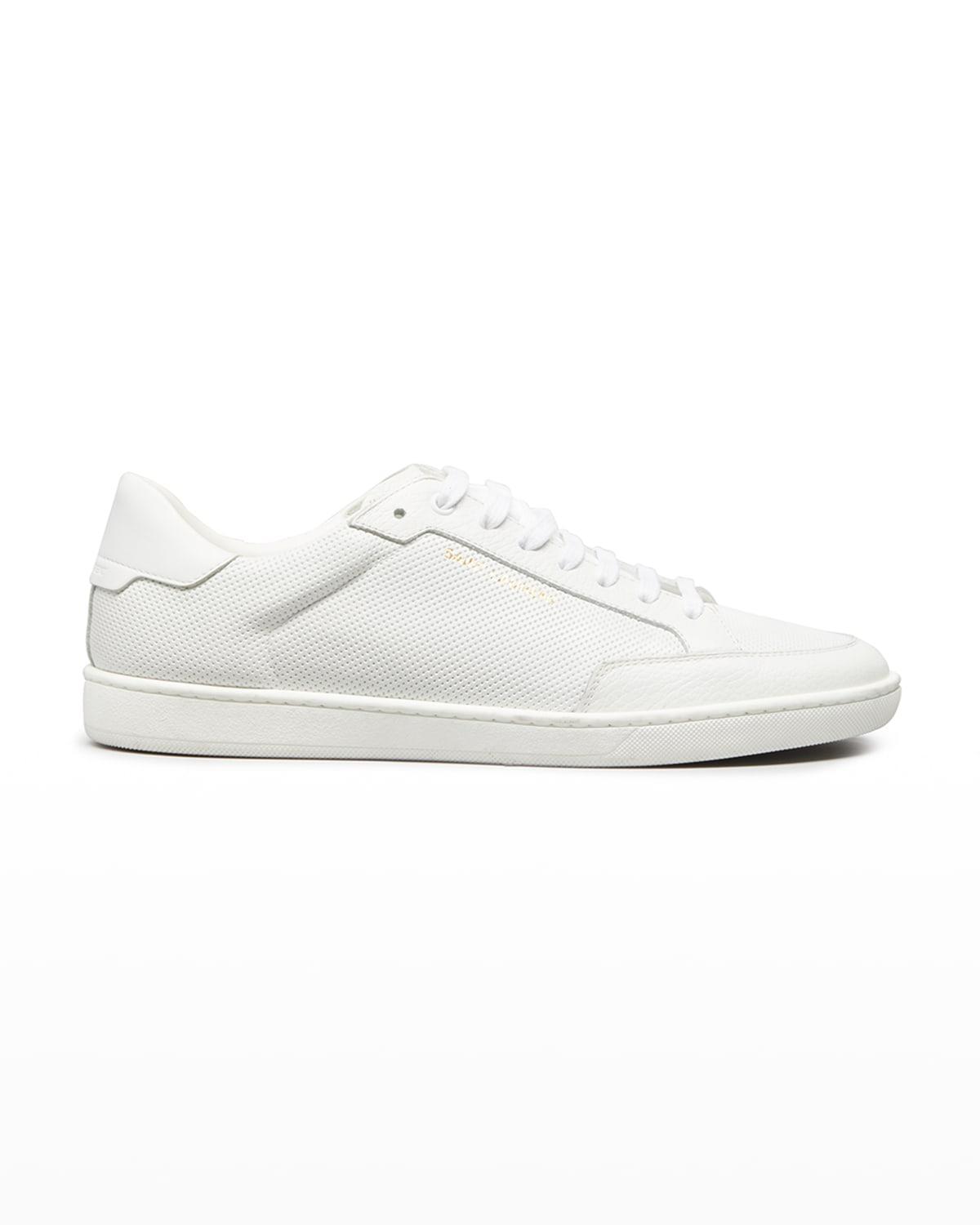 Men's SL/06 Signature Perforated Leather Low-Top Sneakers Product Image