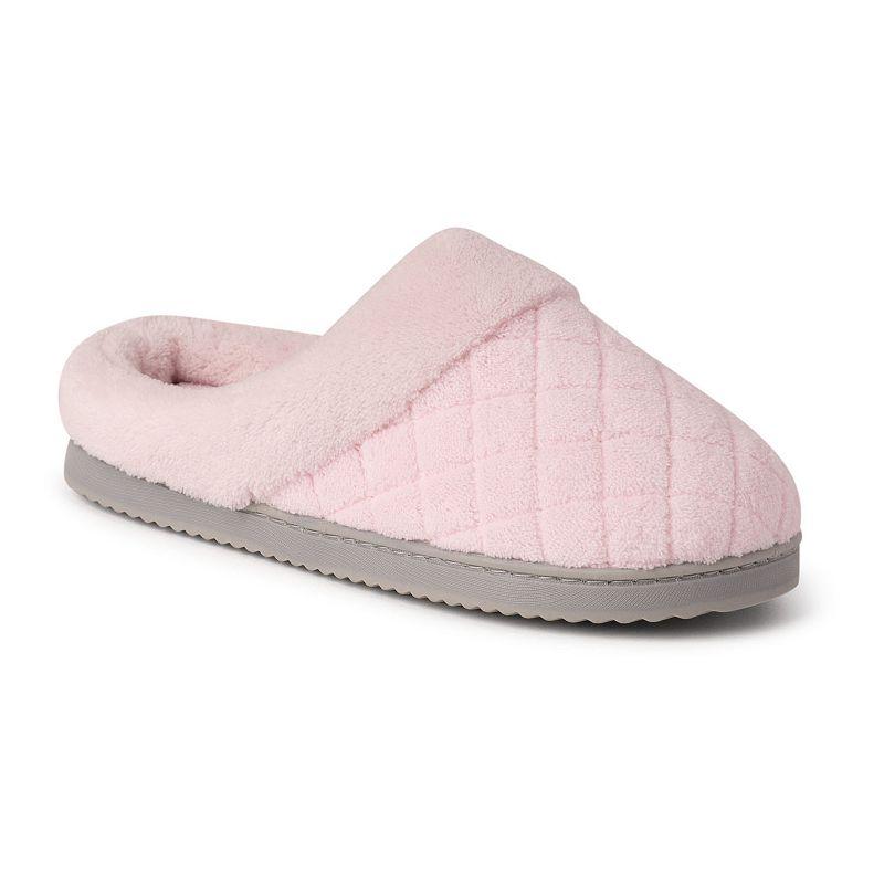 Dearfoams Libby Women's Quilted Terry Clog Slippers, Size: XL Wide, Eventide Product Image