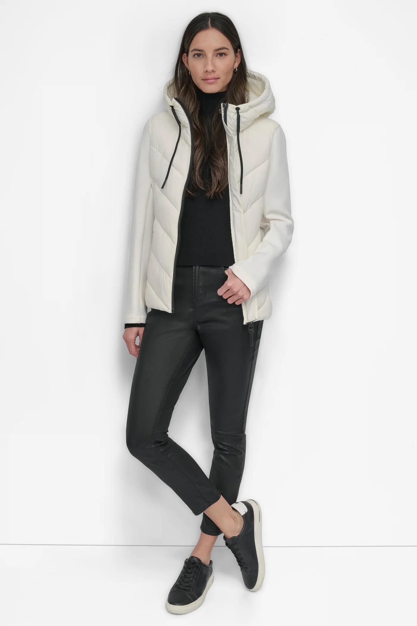 MIXED MEDIA LIGHT WEIGHT PUFFER Product Image