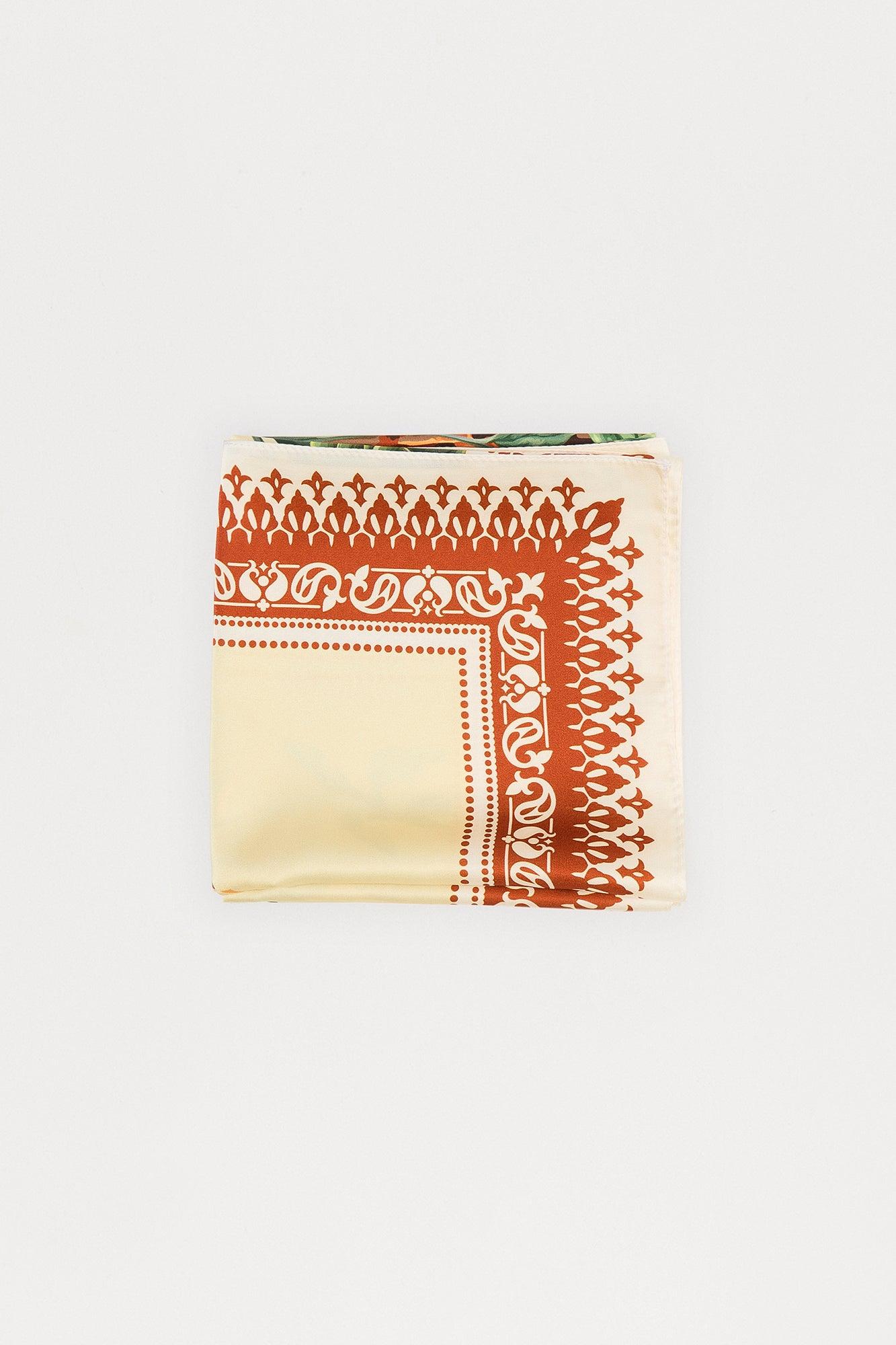 Desert Floral Large Bandana - Tan/Multi Product Image