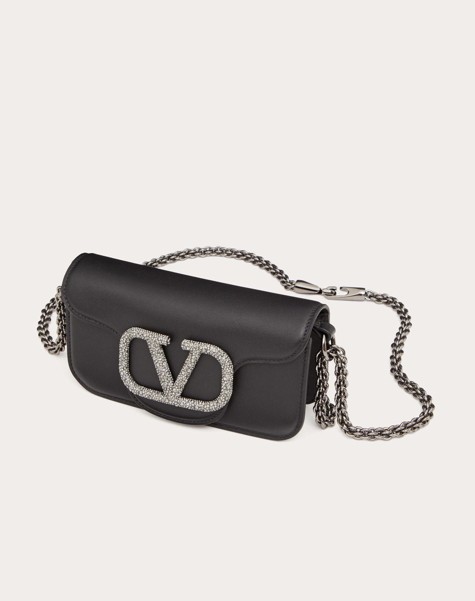 Valentino Garavani Locò Small Shoulder Bag With Jewel Logo Product Image