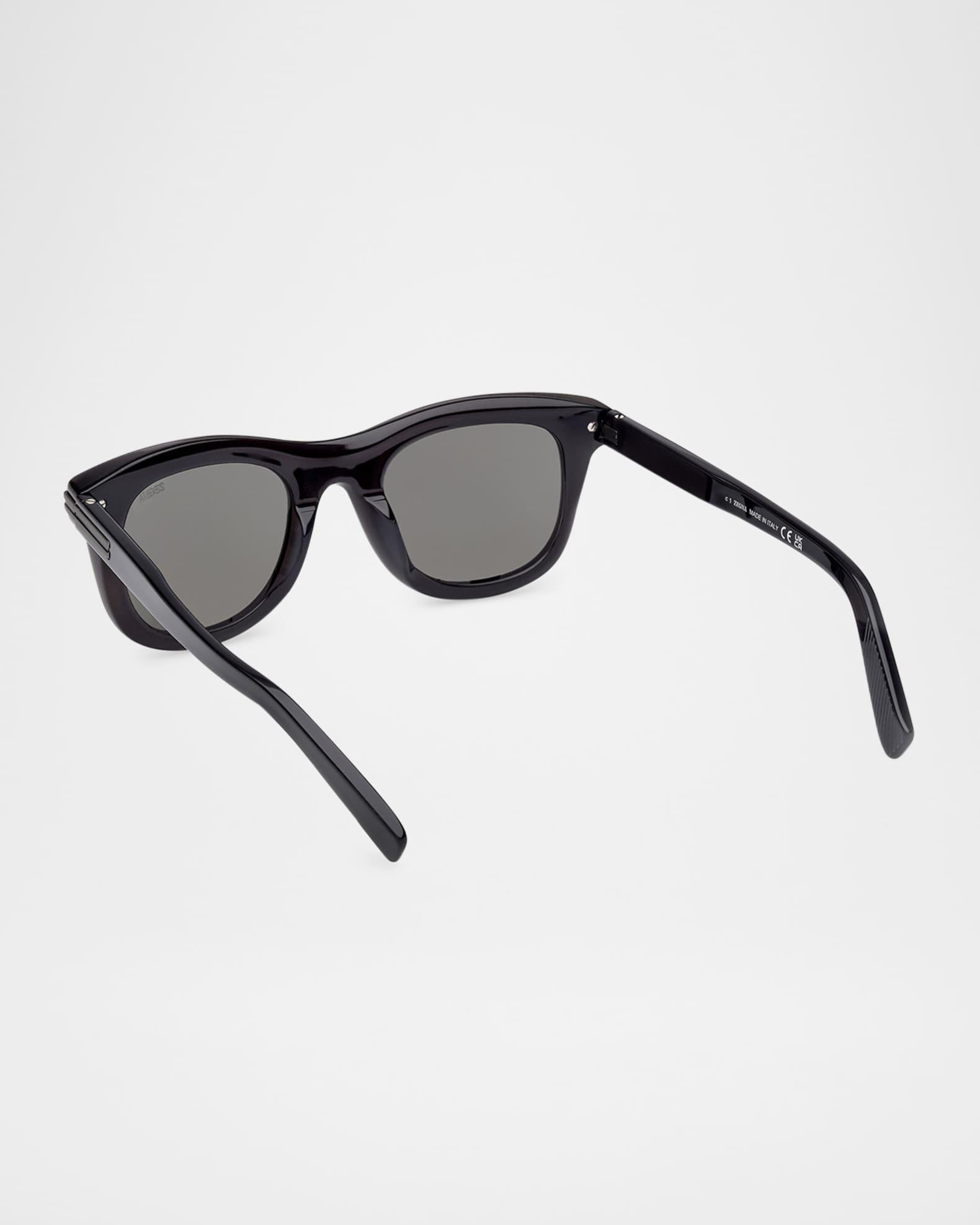Mens Acetate Square Sunglasses Product Image