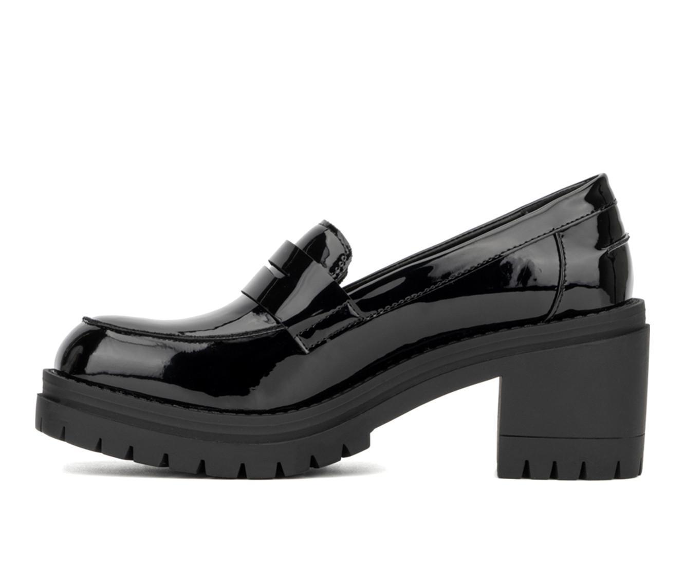 Women's New York and Company Penni Heeled Loafers Product Image