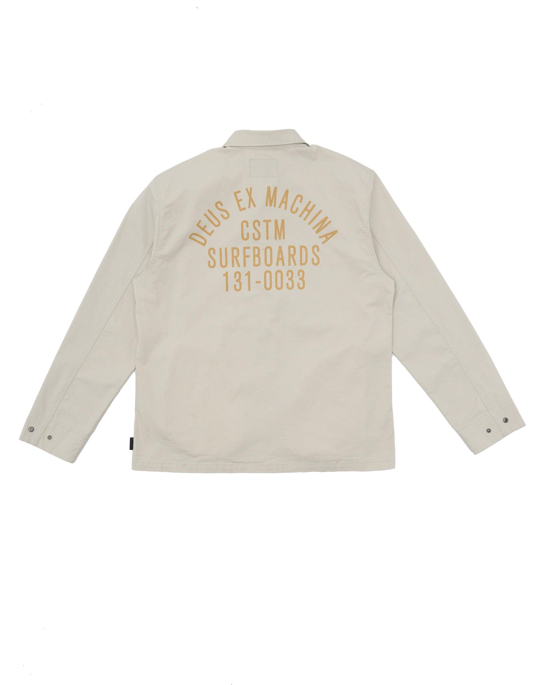 Tommy Poplin Surf Shirt - Dirty White Product Image