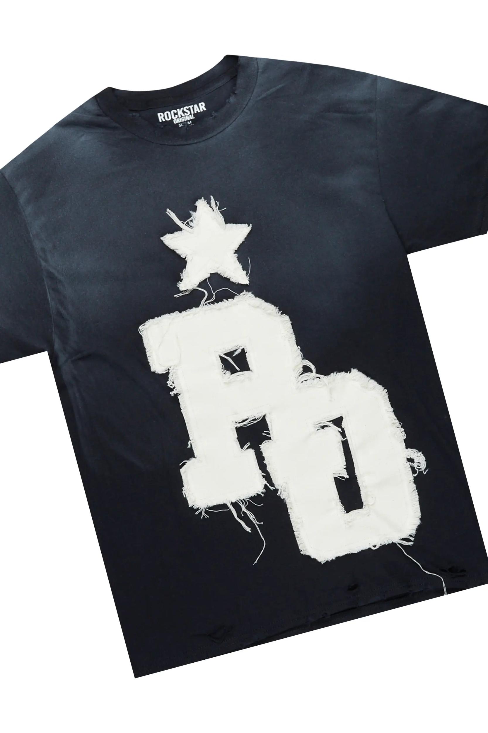 Edwald Black T-Shirt/Stacked Flare Track Set Male Product Image